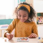 CreArt Kids 18x24 cm Scoiattolo in primavera, Kit da dipingere con i numeri, dai 9 anni in su, 25837, Ravensburger - immagine 4
