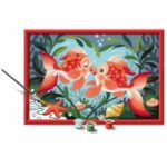 CreArt Kids 31x21 cm Baci di pesce, Kit da dipingere con i numeri, Numero artistico, Dai 7 anni in su, 25853, Ravensburger - immagine 2