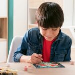CreArt Kids 31x21 cm Baci di pesce, Kit da dipingere con i numeri, Numero artistico, Dai 7 anni in su, 25853, Ravensburger - immagine 5