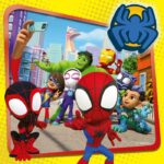 Ravensburger-SPIDERMAN-Puzzle 3x49 pezzi - Spidey, il web shooter-4005556057306-Dai 5 anni in su - immagine 4