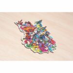 Puzzle in legno - Forma - 150 pz - Volpe colorata - immagine 5