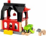 Animal Barn - Accessorio per circuito di treno in legno -7312350360127 - Brio World - immagine 2