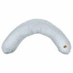BEABA Big Flopsy  Cuscino per allattamento e maternità, fiore di cotone, grigio melange