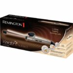 Ferro arricciacapelli - REMINGTON - CI5318 Keratin Protect - 210°C - Riscaldamento rapido - 8 temperature - Grigio - immagine 2