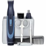 Kit da viaggio - REMINGTON - NE3890 - 13 pezzi - Lame in acciaio inossidabile - Accessori per naso e orecchie - Copertura con cerniera