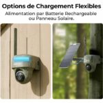 Telecamera esterna - REOLINK - G450 - Pannello solare - Grigio - immagine 6