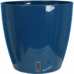 Fioriera rotonda RIVIERA EVA NEW - Plastica - Diametro 46 cm - Blu