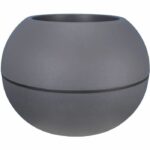 RIVIERA - vaso di fiori a sfera - D40 - grigio
