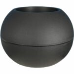 RIVIERA - vaso di fiori a sfera - D50 - nero