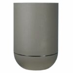Fioriera rotonda RIVIERA GRANIT TULIPE - Plastica - Diametro 50 cm - Grigio - immagine 2