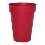 Vaso per fiori Soleilla RIVIERA - Rotondo - Ø 40 x 53 cm - Rosso - immagine 2