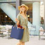 Borsa tote stile ALBULA da 25 litri - Mpets - Blu Iris