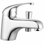 ROUSSEAU CARDIFF Miscelatore doccia vasca monoforo cromo - Risparmio idrico - Finitura lucida