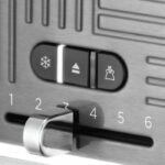 Russell Hobbs 25250-56 Geo Steel Tostapane Tostapane, 4 Funzioni, Temperatura Regolabile, Scalda Forno, Pinza - immagine 3