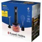 Frullatore a immersione - RUSSEL HOBBS - Desire Matte Charcoal - 500 W - 2 velocità + Pulse - Nero - immagine 5