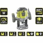 RYOBI RRT1600 - K - Router 1600 Watt + 5 frese - immagine 2