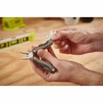 Pinza multifunzione 14 in 1 - RYOBI - Pinza, forbici, apribottiglie, coltello, cacciavite, pinza, punteruolo, sega, lima, lame - - immagine 6