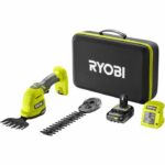 Tagliaerba - scultore piante 18V RY18GSA-0 + 1 litio+ batteria 18V 2,0 Ah e 1 caricabatterie 1,5 A + Custodia