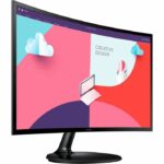 Schermo PC - SAMSUNG - LS24C360EAUXEN - 24 FHD 1920x1080 - Curvo 1800R - Pannello VA - 4 ms - 75 Hz - HDMI - FreeSync - immagine 2
