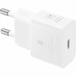 Caricabatterie rapido SAMSUNG Sector - USB C da 25 W (con cavo) - Bianco - immagine 2