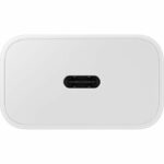 Caricabatterie rapido SAMSUNG Sector - USB C da 25 W (con cavo) - Bianco - immagine 4