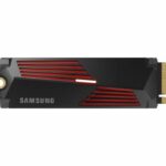 SAMSUNG - 990 PRO - SSD interno - 4 TB - Con dissipatore di calore - PCIe 4.0 - NVMe 2.0 - M2 2280 - Fino a 7450 MB/s (MZ-V9P4T0GW)