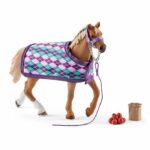 Schleich - Purosangue inglese con coperta - 42360