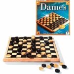 SCHMIDT E SPIELE Gioco da tavolo - Dames Bois Tradition