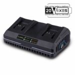 Caricabatterie doppio - SCHEPPACH - 4,5 A - SDBC4,5A - Carica contemporaneamente due batterie agli ioni di litio della gamma Scheppach 20V IXES