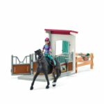 Scatola per cavalli Lisa e Storm, statuetta e accessori per cavalli, SCHLEICH 42709 Horse Club, 5 anni - immagine 2