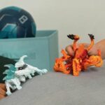 Figurine del duo Lava Octopus vs Ice Bug, SCHLEICH 70826 Creature Eldrador, per bambini dai 6 anni - immagine 4