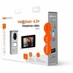 VisioDoor 4.3+ - Videocitofono cablato con monitor touch ultra piatto 4.3 - immagine 4