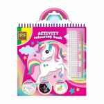 Libro di attività da colorare di paillettes 3 in 1