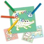SES CREATIVE - Il mio primo - 3 in 1 Finger painting, colorazione e forme di adesivi - immagine 5