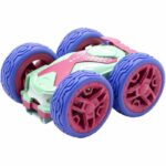 Auto telecomandata - EXOST - 360 Mini Flip Amazon 1:34 - 8 km/h - 10 cm - rosa - 5 anni - immagine 2