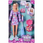 Steffi Love - Bambola Perla - 29 cm - Accessori per capelli per bambola - Dai 3 anni in su