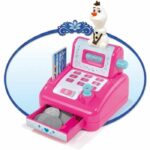 Smoby - Frozen - Gelateria - Registratore di cassa per bambini - 22 accessori + 1 personaggio di Olaf - immagine 3