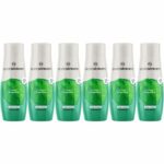 Concentrati SODASTREAM - Confezione da 6 concentrati alla menta senza zucchero - Fino a 54 litri di bevande - 440 ml