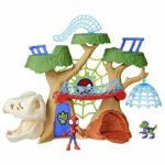 Spidey Dino-Webs Forest Base Playset, personaggi e accessori dei supereroi, dai 3 anni in su, Spidey e amici - immagine 2