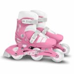 Pattini in linea 2 in 1 - STAMP - SKIDS CONTROL - 3 ruote - Taglia 27-30 - Rosa - immagine 2