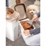 KERBL - Contenitore - - Cibo per animali - Marrone/bianco - 25l - immagine 3