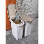 KERBL - Contenitore - - Cibo per animali - Marrone/bianco - 25l - immagine 4