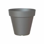VASO CAPRI 40CM ANTRACITE - immagine 2