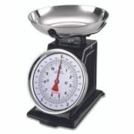 TERRAILLON 14477 Bilancia meccanica retrò Deco - 5 kg - Ciotola 1L - Quadrante grande - Metallo - Nero - immagine 3