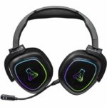 Cuffie da gioco - THE G-LAB - KORP-PROMETHIUM - Wireless + Bluetooth - Compatibile con PC, PS4, XboxOne - Nero - immagine 3
