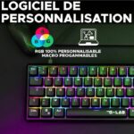 Tastiera da gioco meccanica - THE G-LAB - KEYZ TALLIUM - Rossa - immagine 5