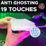 Tastiera da gioco - THE G-LAB - KEYZ-HYDROGEN-W/FR - Membrana bianca al 60% - immagine 6