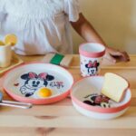 Confezione pasto THERMOBABY MINNIE 2a età - 3 piatti + una tazza + 1 cucchiaio - immagine 2