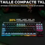 Tastiera da gioco - The G-Lab - KEYZ CAESIUM - RGB - Nero e grigio - TKL - immagine 3