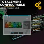 Tastiera da gioco - The G-Lab - KEYZ CAESIUM - RGB - Grigio e nero - TKL - immagine 6